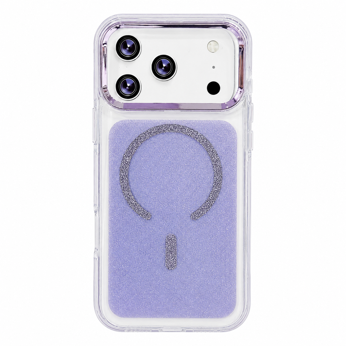 CASE ESCARCHA LILA MGS IPH 17 PRO