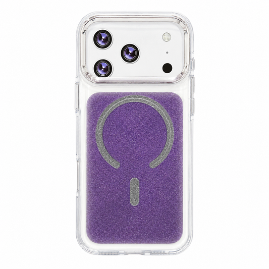 CASE ESCARCHA NEGRO MGS IPH 17 PRO MAX