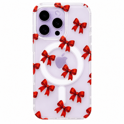 CASE MAGSAFE LAZO ROJO CON STRAP IPH 16 PRO