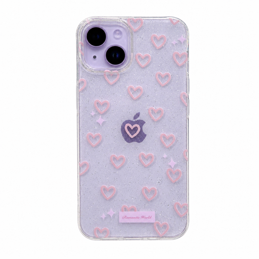 CASE CORA ROMANTIC BRILLOS IPH 13/14/15