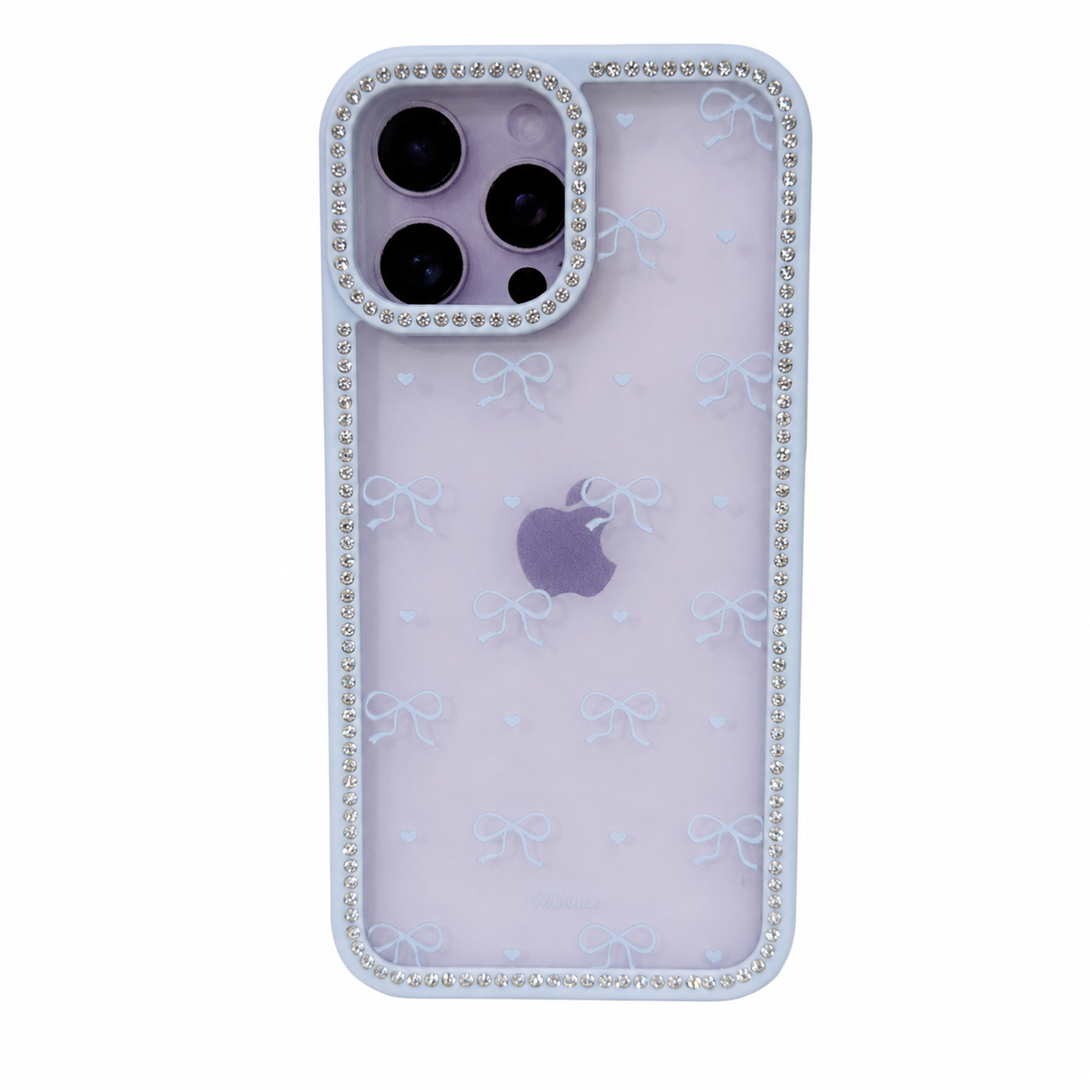 CASE B BRILLOS BLU COQUETTE IPH 13 PRO MAX