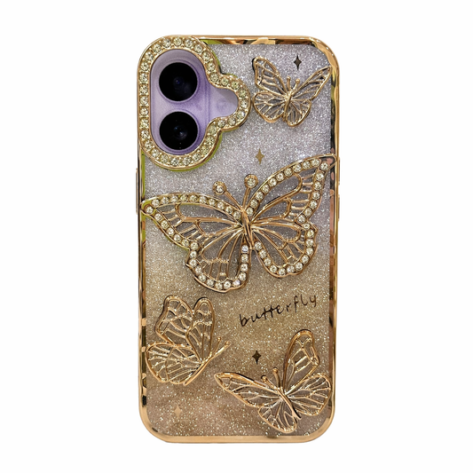 CASE MARIPOSA DORADA IPH 16