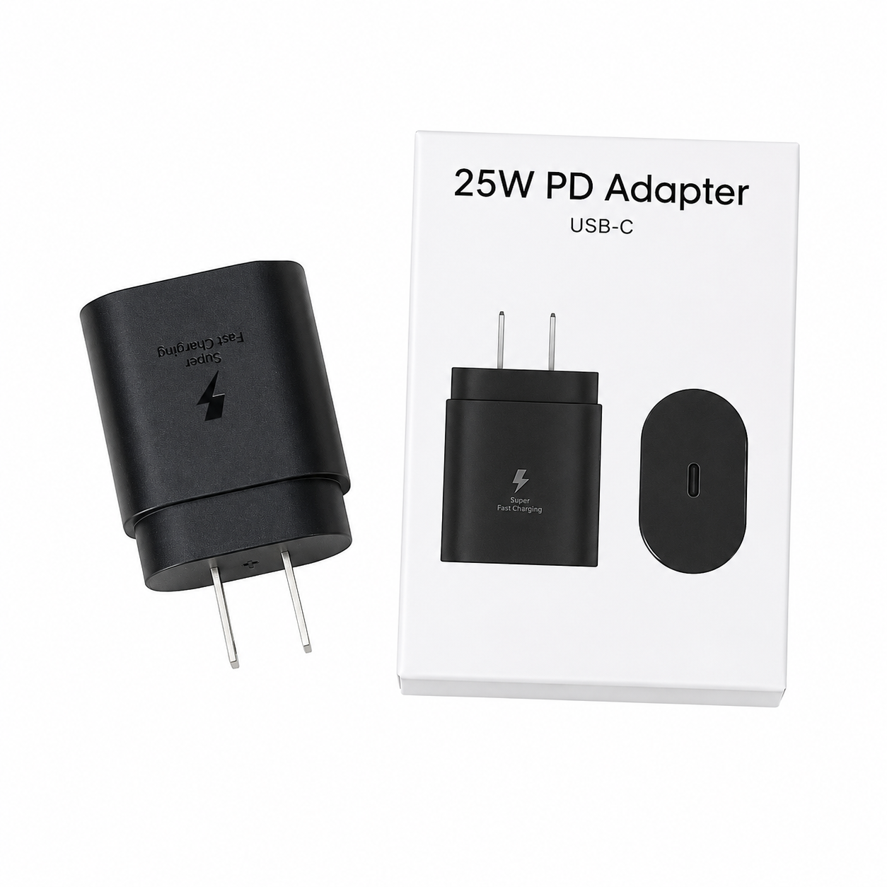 Cubo cargador Samsung 25W negro