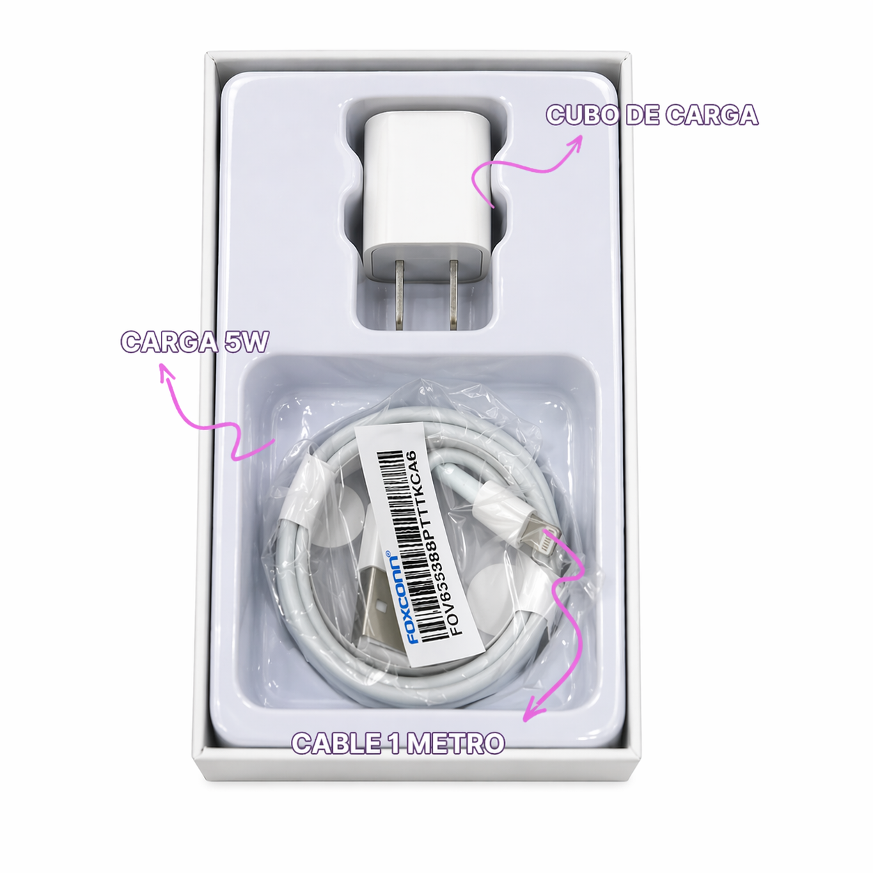 Cargador 5w iPhone