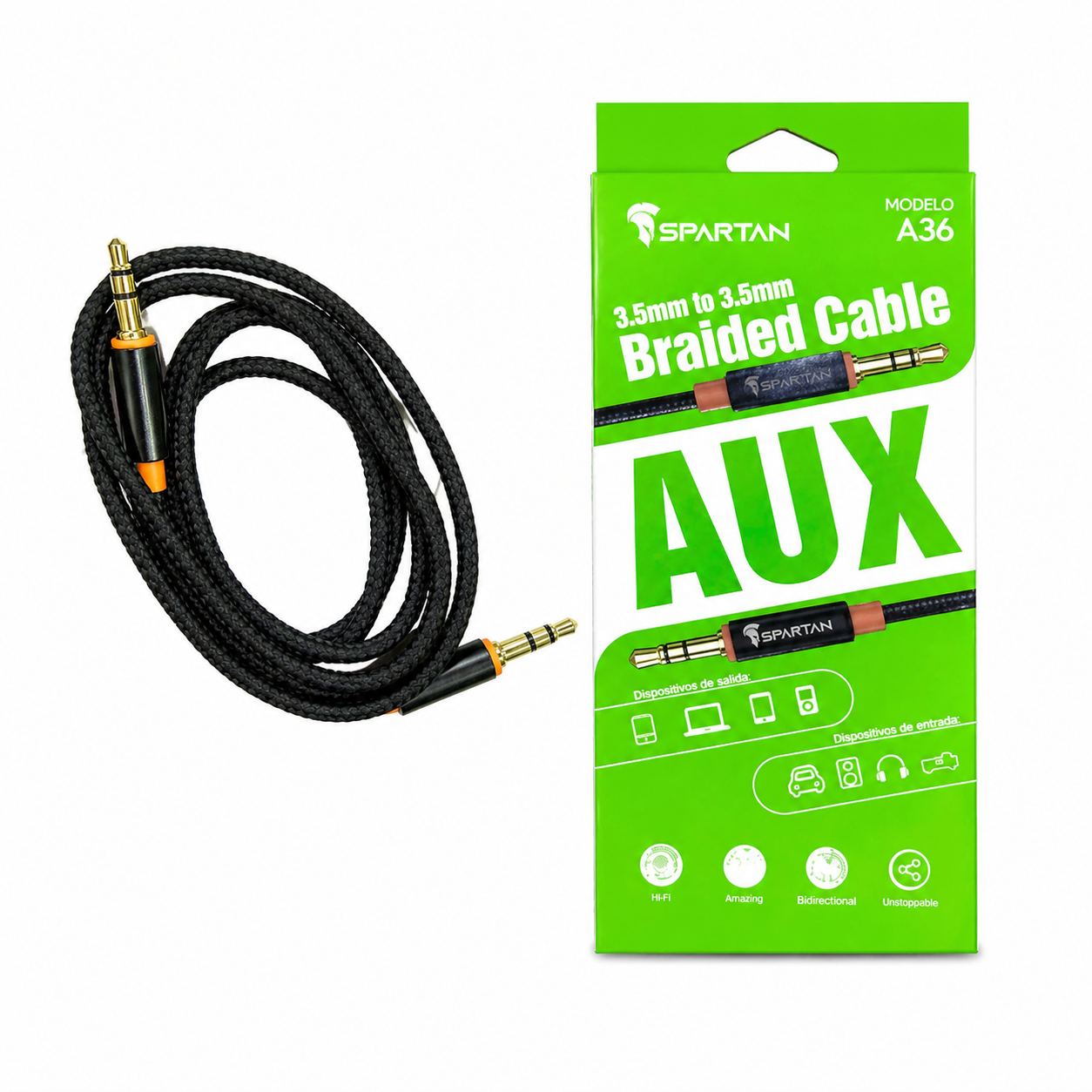 Cable Auxiliar 1X1 SPARTAN