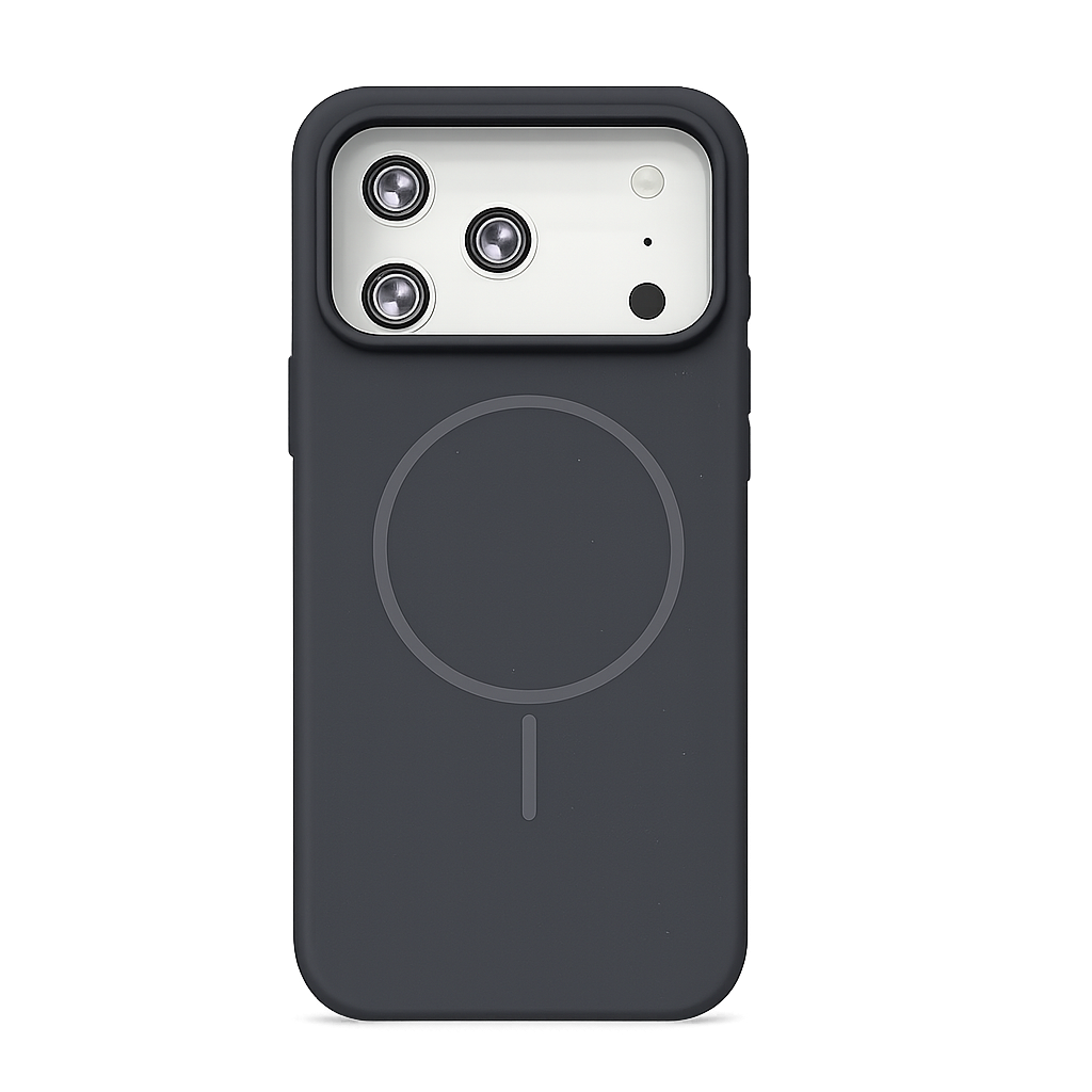 CASE SILICON ORIGINAL MGS NEGRO IPH 17 PRO MAX