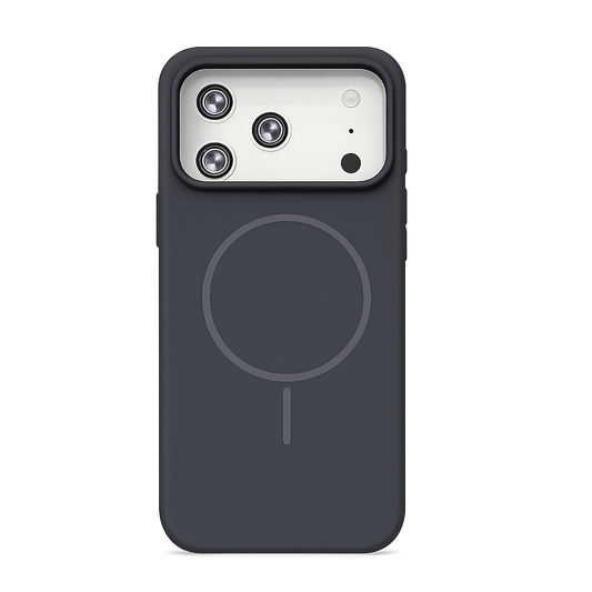 CASE SILICON ORIGINAL MGS NEGRO IPH 17 PRO MAX
