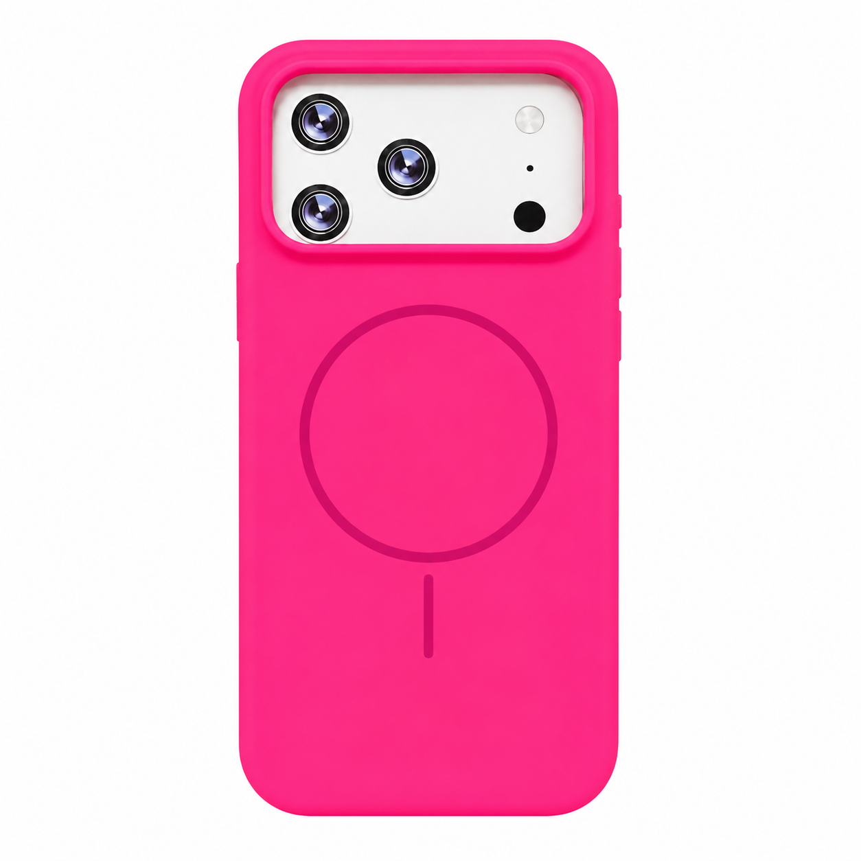 CASE SILICON ORIGINAL MGS FUCSIA IPH 17 PRO MAX