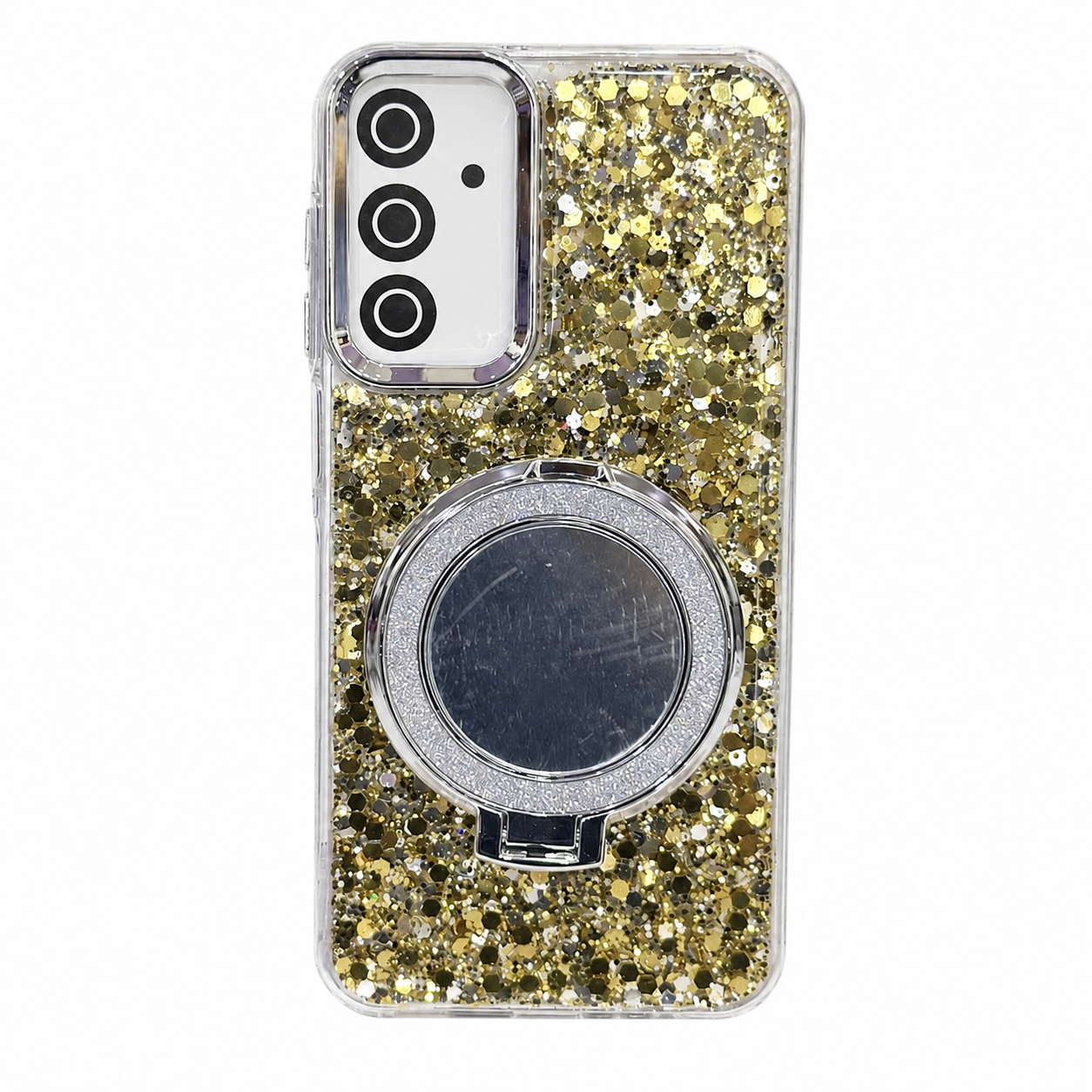 ESPEJO MGS GLITTER DORADO SM A15