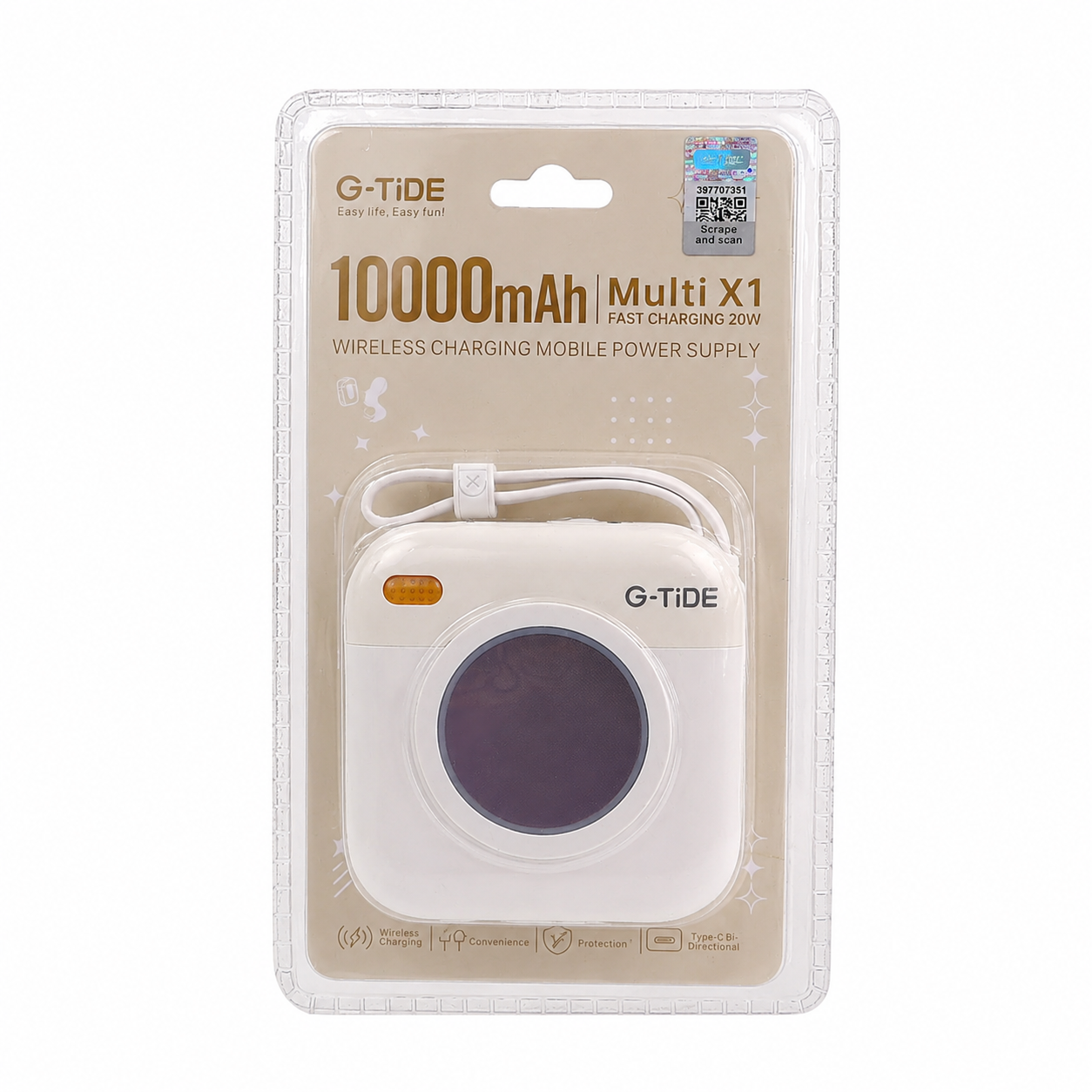POWER BANK G-TIDE MULTI X1 10W
