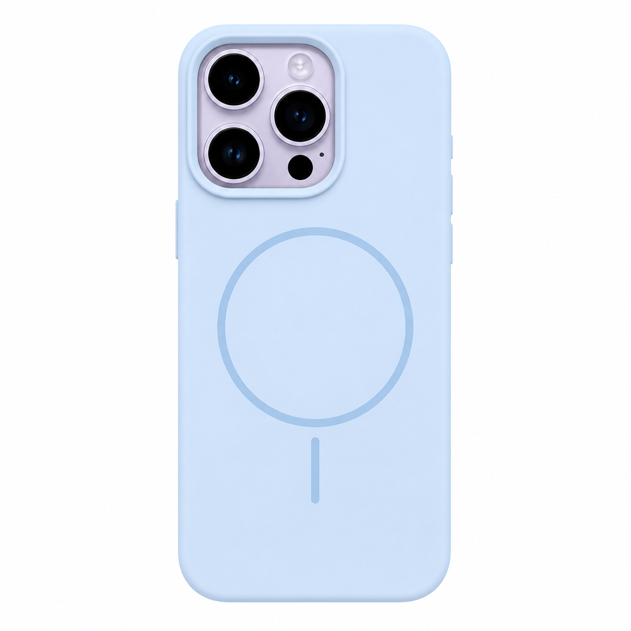 CASE SILICON ORIGINAL MGS AZUL CIELO IPH 13 PRO MAX
