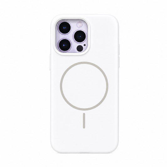 CASE SILICON ORIGINAL MGS BLANCO IPH 16 PRO
