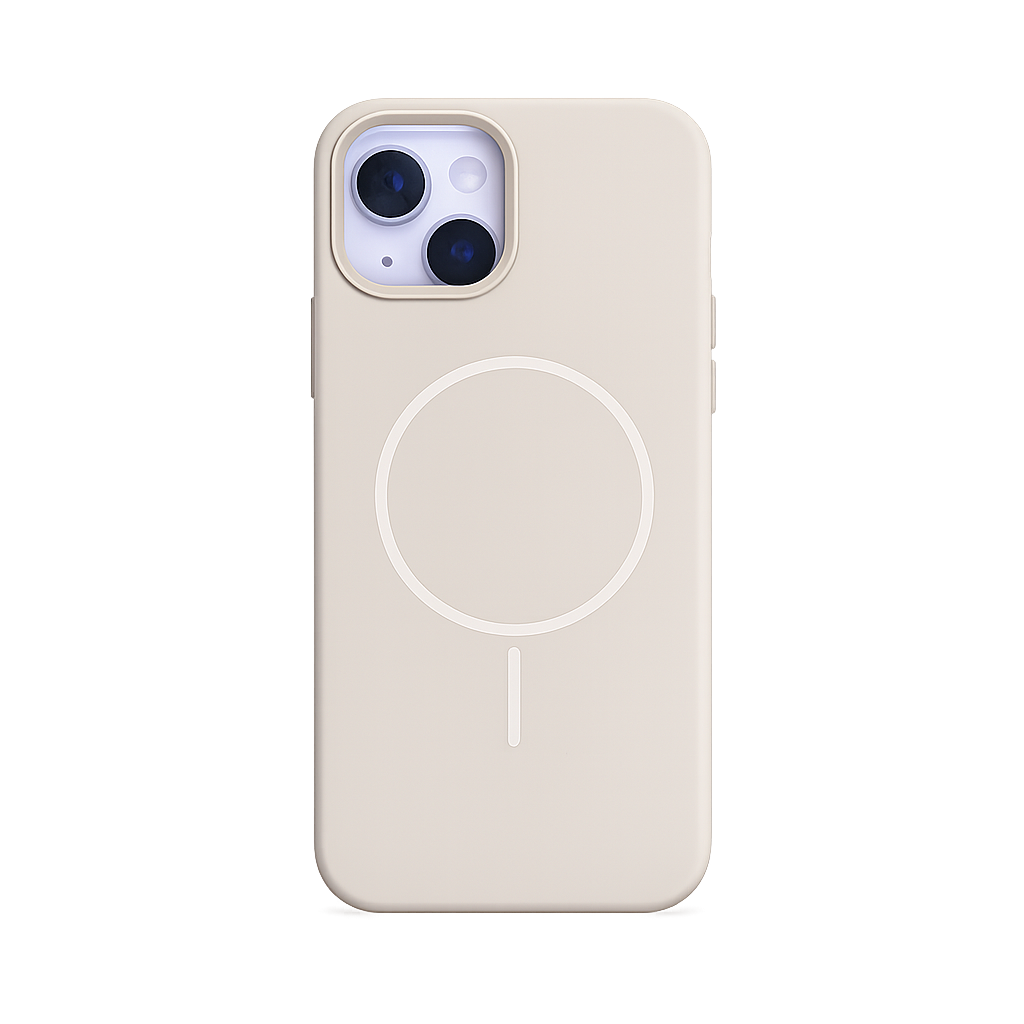 CASE SILICON ORIGINAL MGS BEIGE IPH 13/14/15