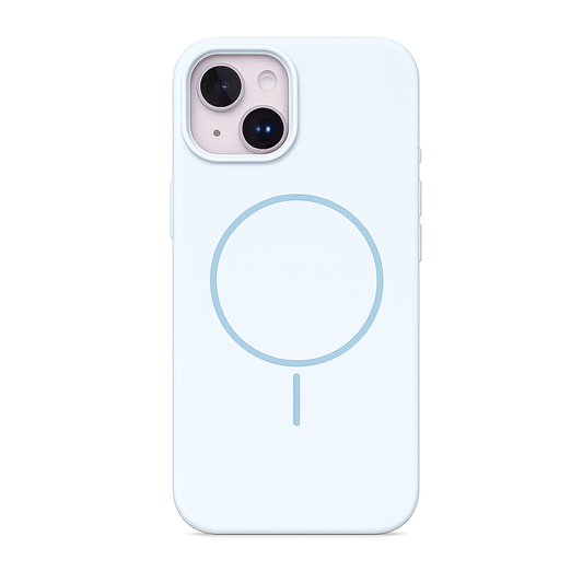 CASE SILICON ORIGINAL MGS AZUL CIELO IPH 13/14/15