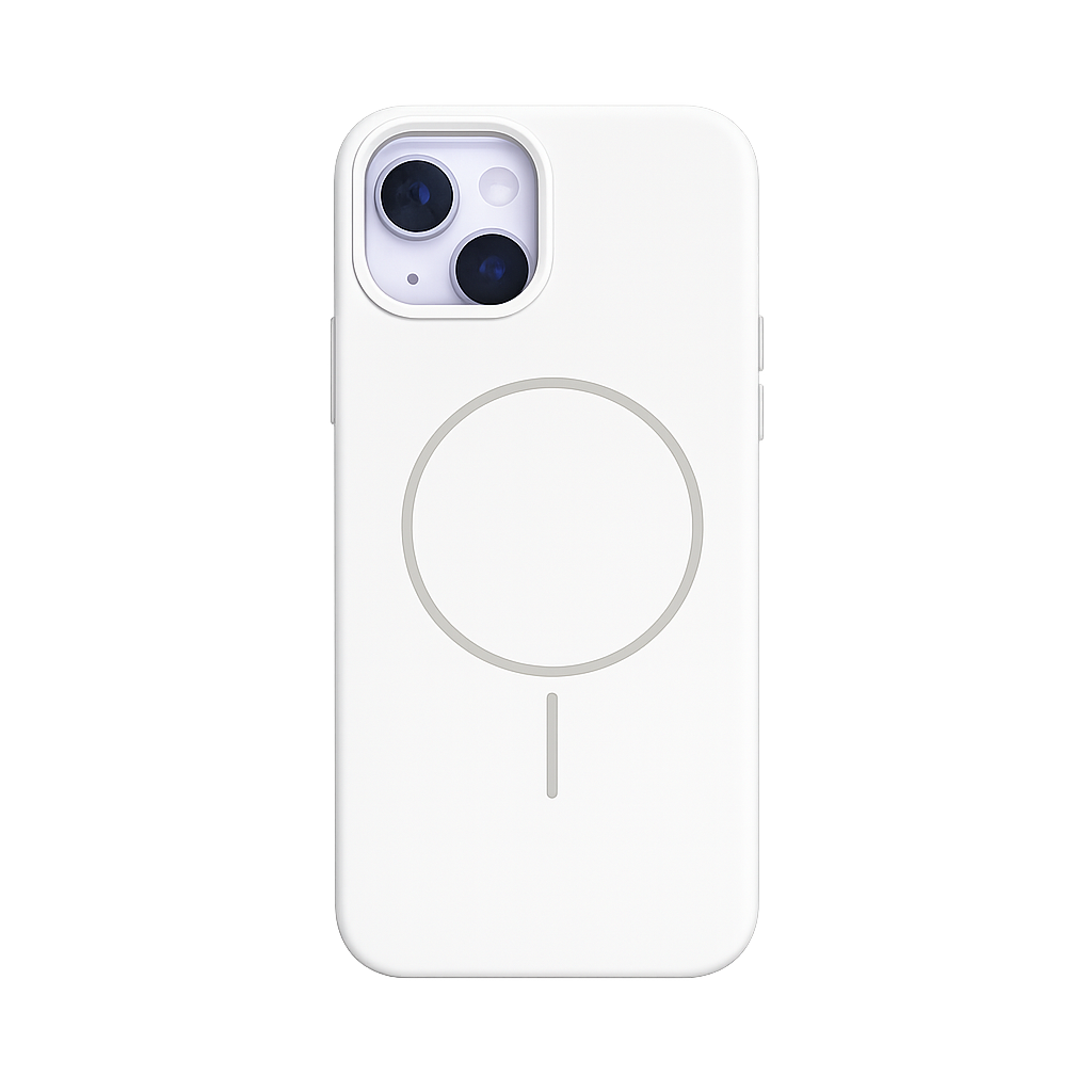 CASE SILICON ORIGINAL MGS BLANCO IPH 13/14/15