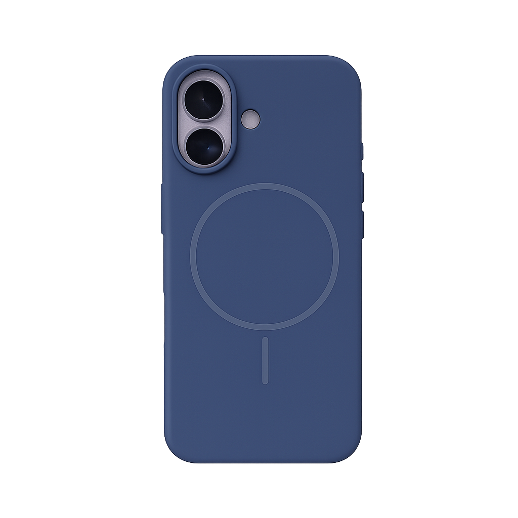 CASE SILICON ORIGINAL MGS AZUL TURQUI IPH 17
