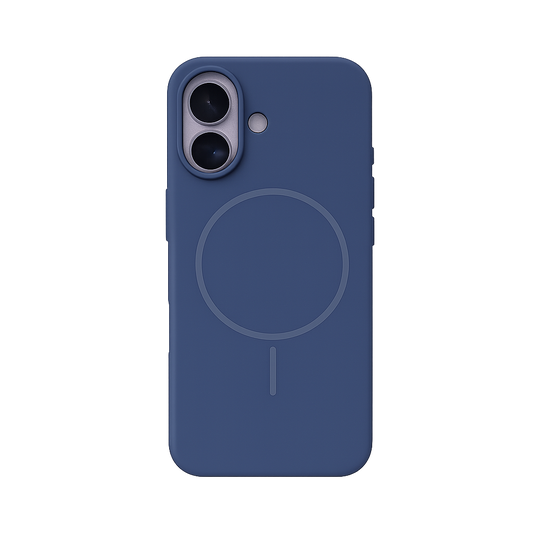 CASE SILICON ORIGINAL MGS AZUL TURQUI IPH 17