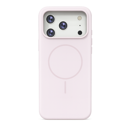 CASE SILICON ORIGINAL MGS ROSA PASTEL IPH 17 PRO MAX