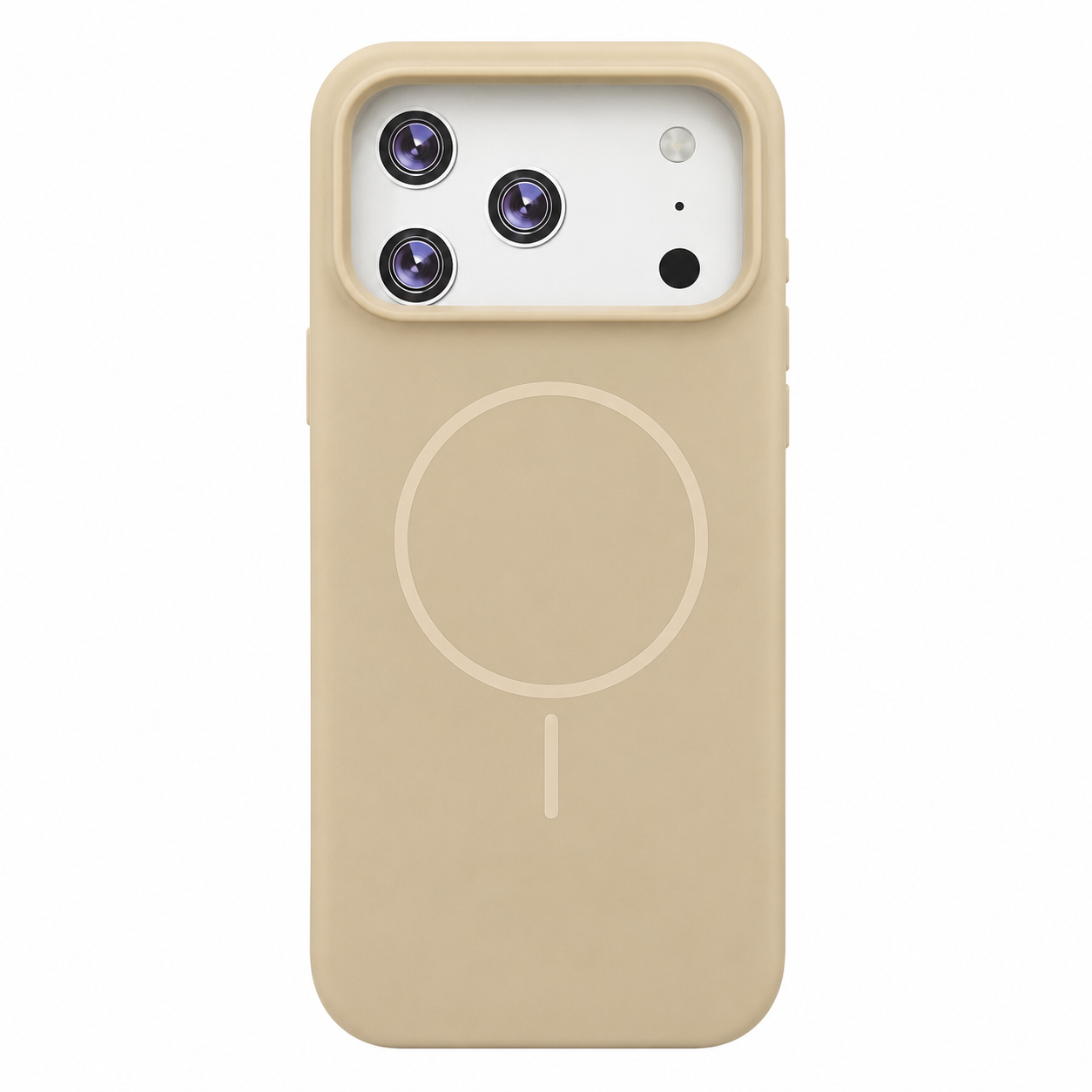 CASE SILICON ORIGINAL MGS BEIGE PASTEL IPH 17 PRO MAX