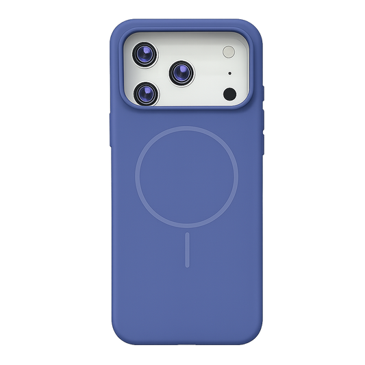 CASE SILICON ORIGINAL MGS AZUL TURQUI IPH 17 PRO MAX