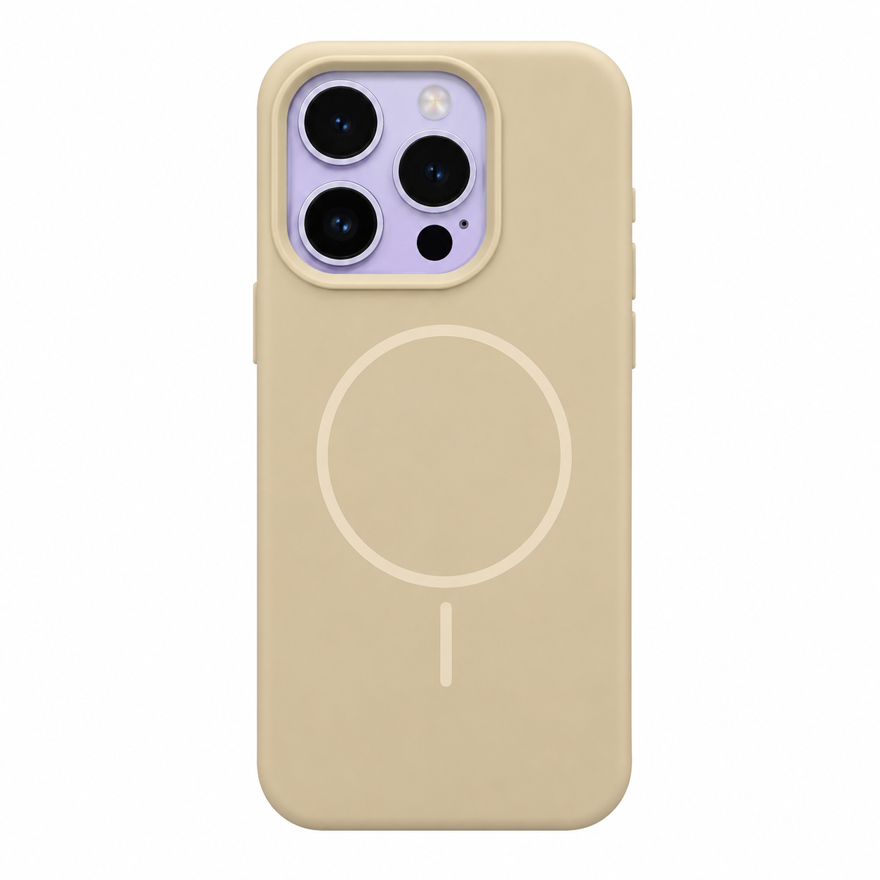 CASE SILICON ORIGINAL MGS BEIGE IPH 16 PRO