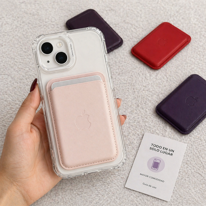 WALLET MAGSAFE TONO ROSA / ACCESORIOS Y MAS
