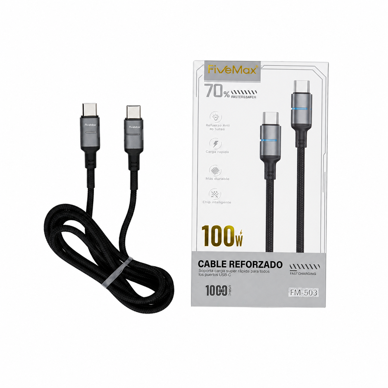 Cable five max tipo c/c