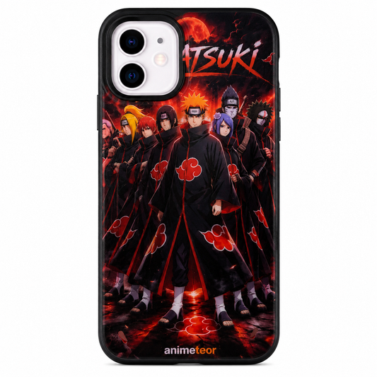 CASE NARUTO BORDE ROJO IPH 12/12 PRO