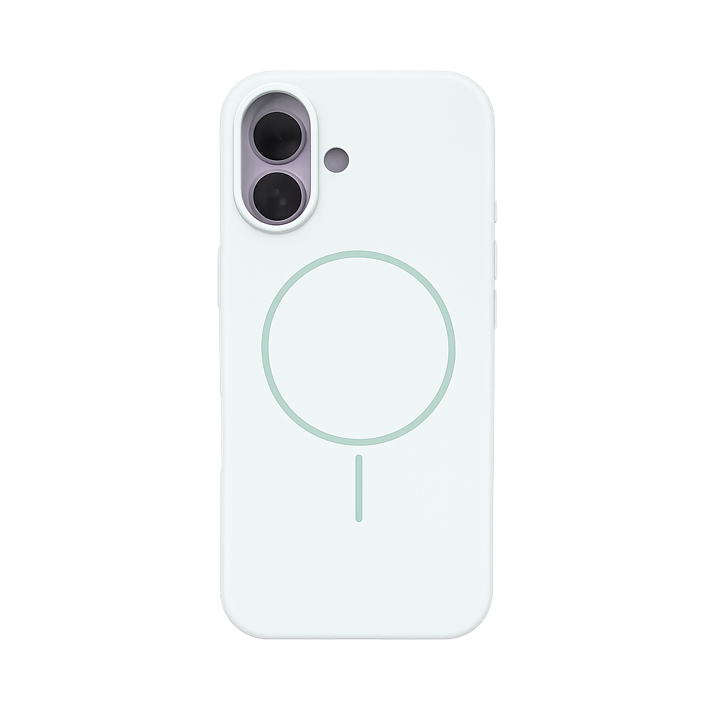 CASE SILICON ORIGINAL MGS VERDE MANZANA IPH 17
