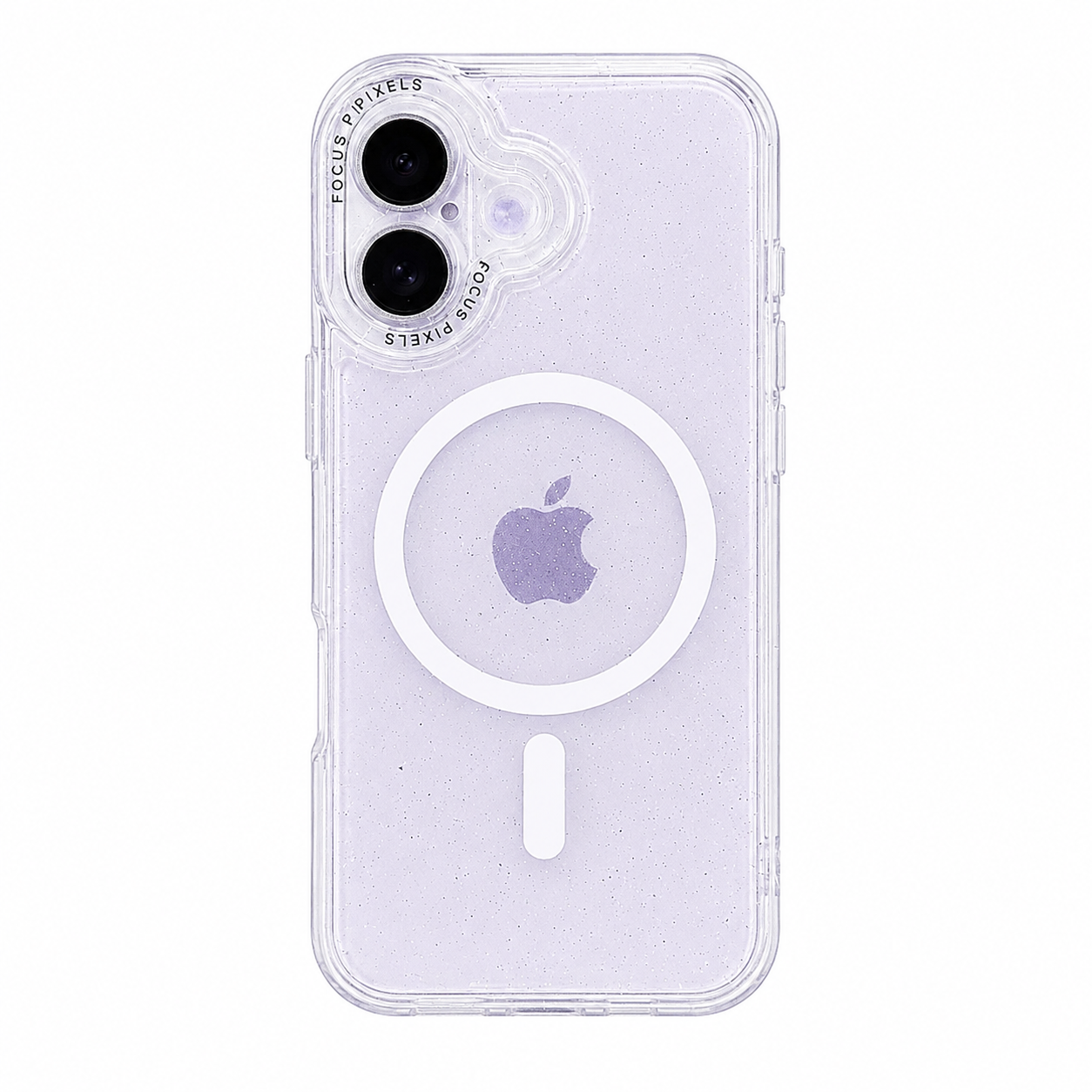 CASE GLITTER BLANCO MGS IPH 17