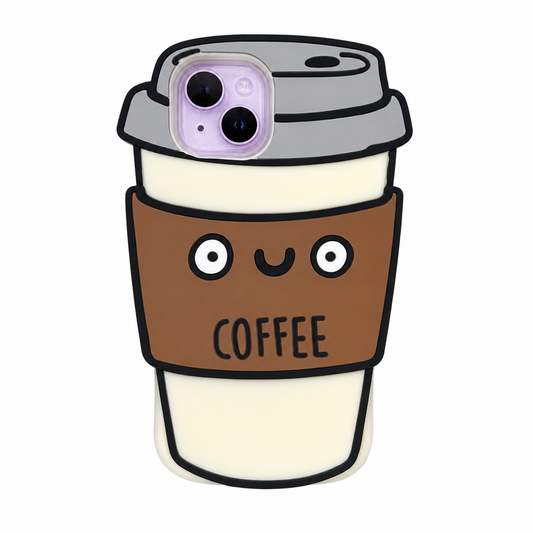 CASE COFFE 3D IPH 13/14/15