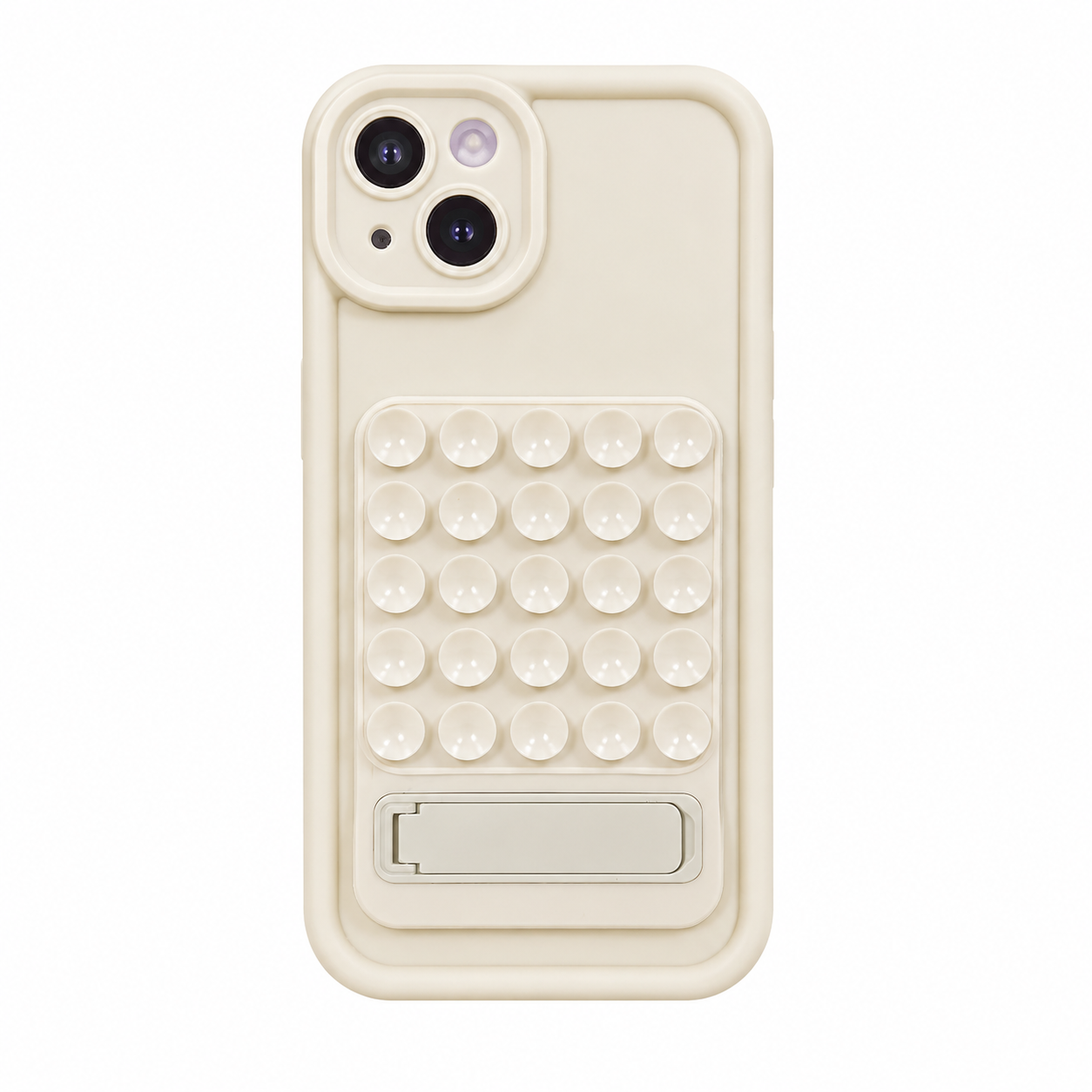 CASE VENTOSA CON SOPORTE BEIGE IPH 13/14/15
