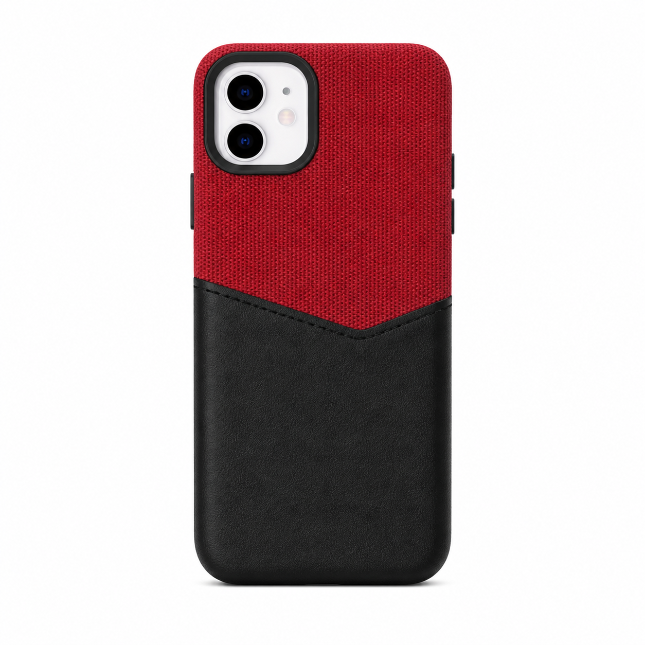 Cuero tejido negro con rojo IPH 11