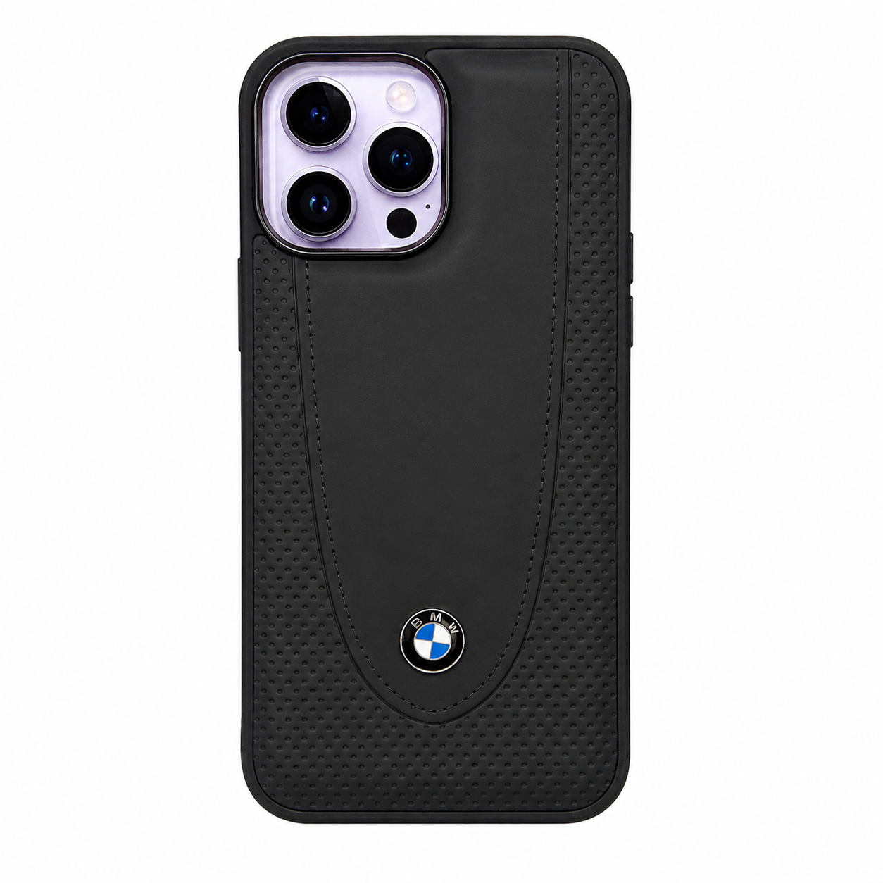 CASE CUERO NEGRO MATE BMW IPH 13 PRO MAX