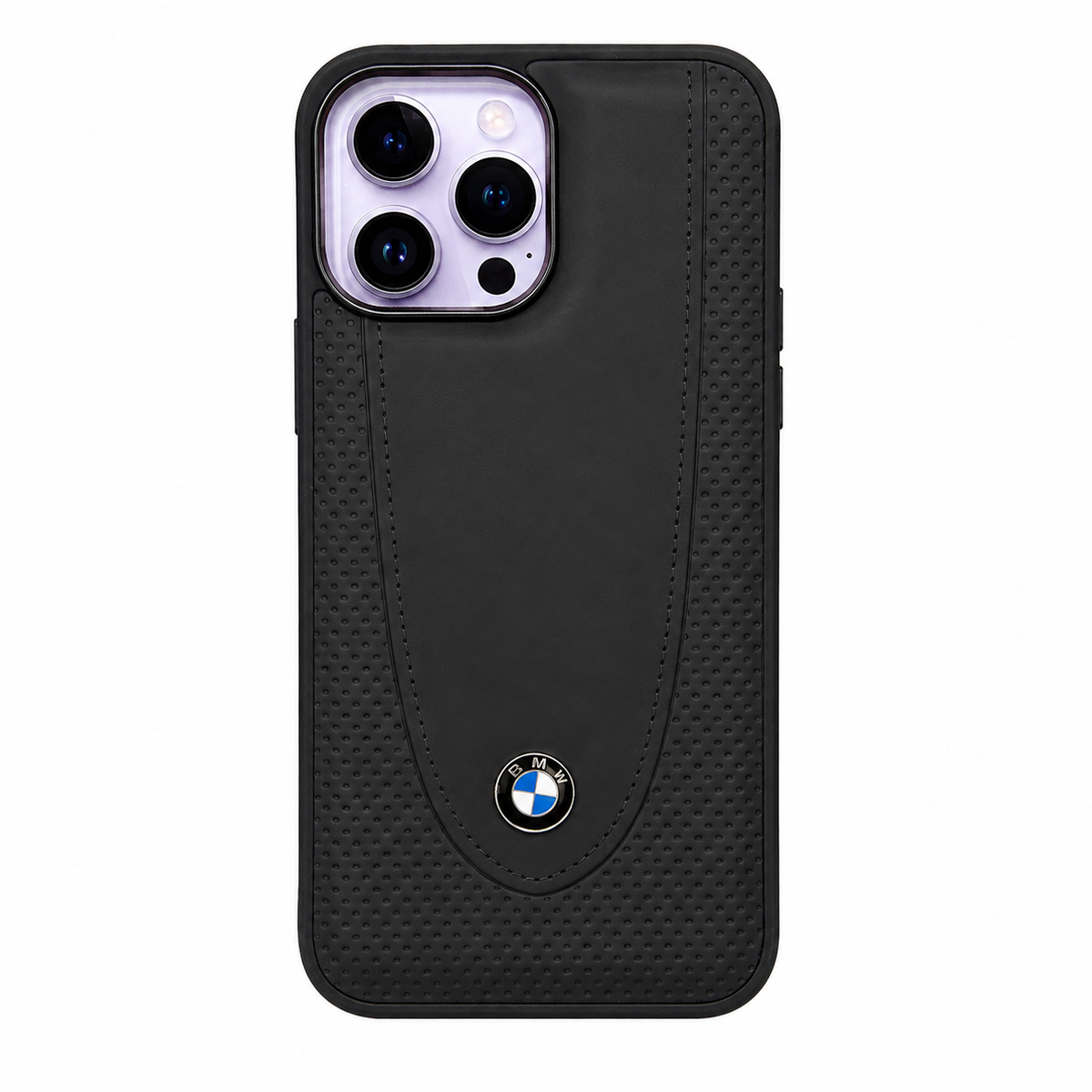CASE CUERO NEGRO MATE BMW IPH 14 PRO MAX
