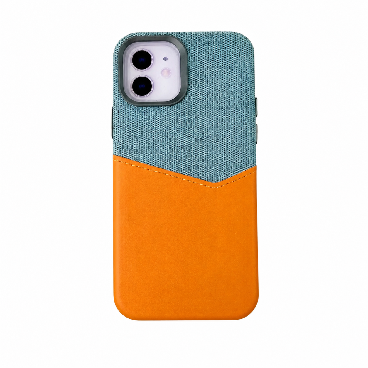 Cuero tejido naranja y azul IPH 11