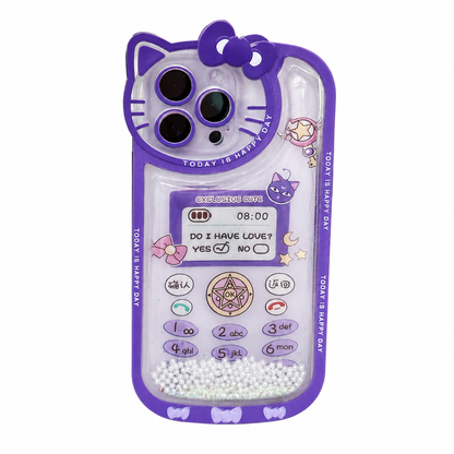 CASE AGUA KITTY CEL ROSA IPH 13 PRO MAX