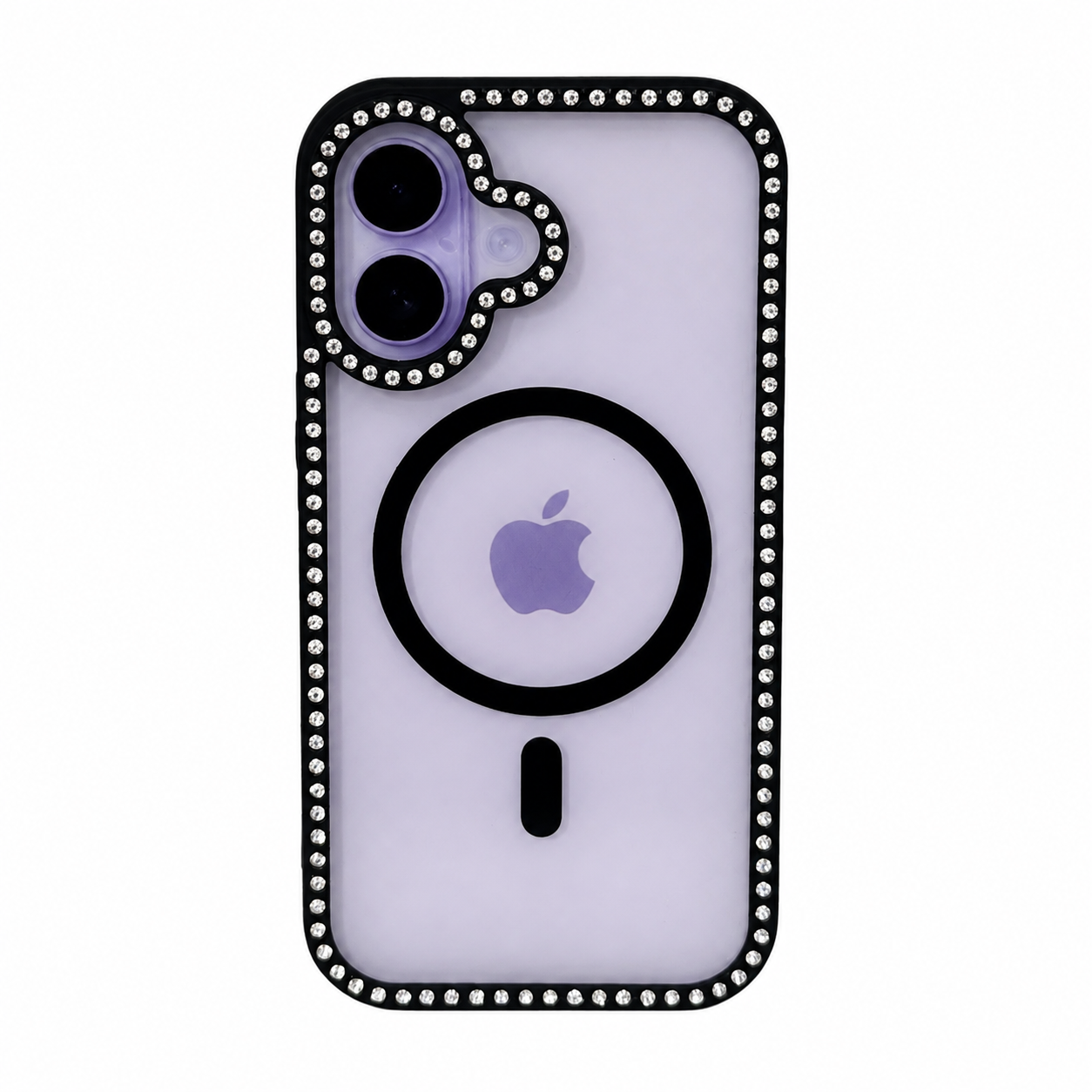 CASE DIAMOND DOBLE NEGRO IPH 16