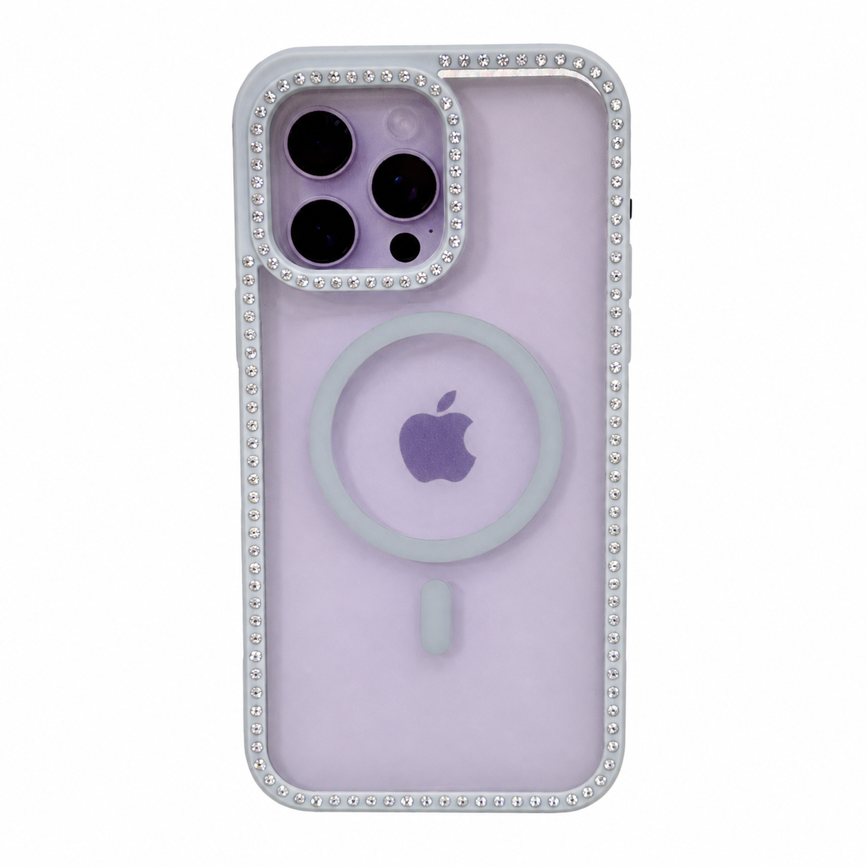 CASE DIAMOND DOBLE CELESTE IPH 14 PRO MAX