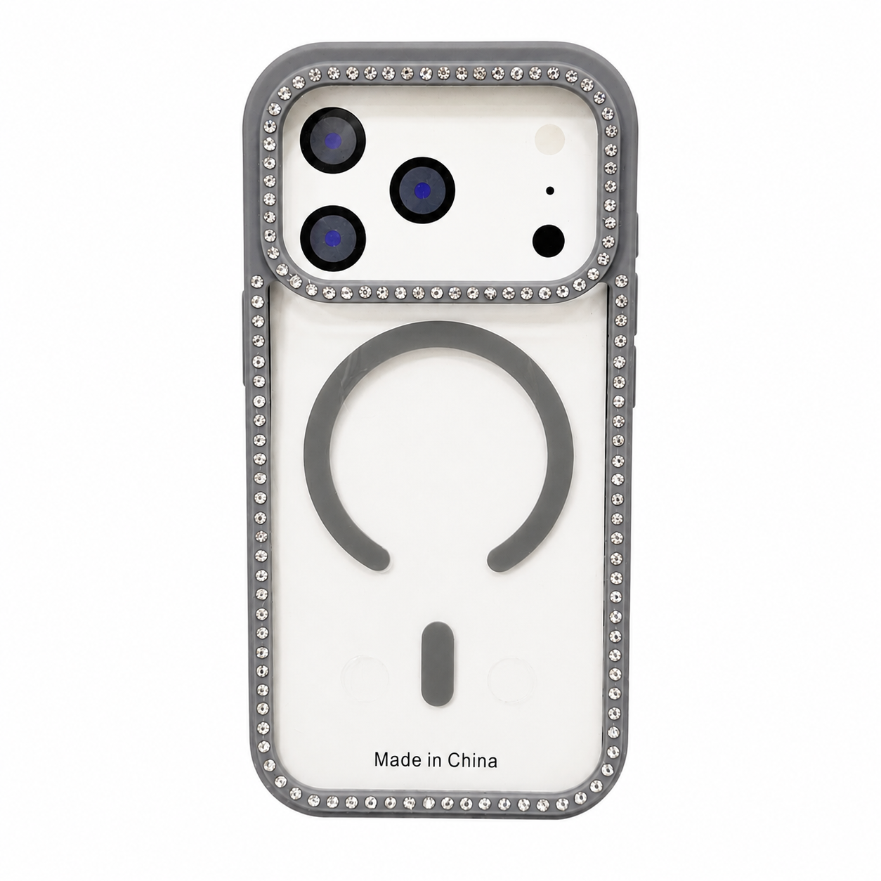 CASE DIAMOND DOBLE GRIS IPH 17 PRO