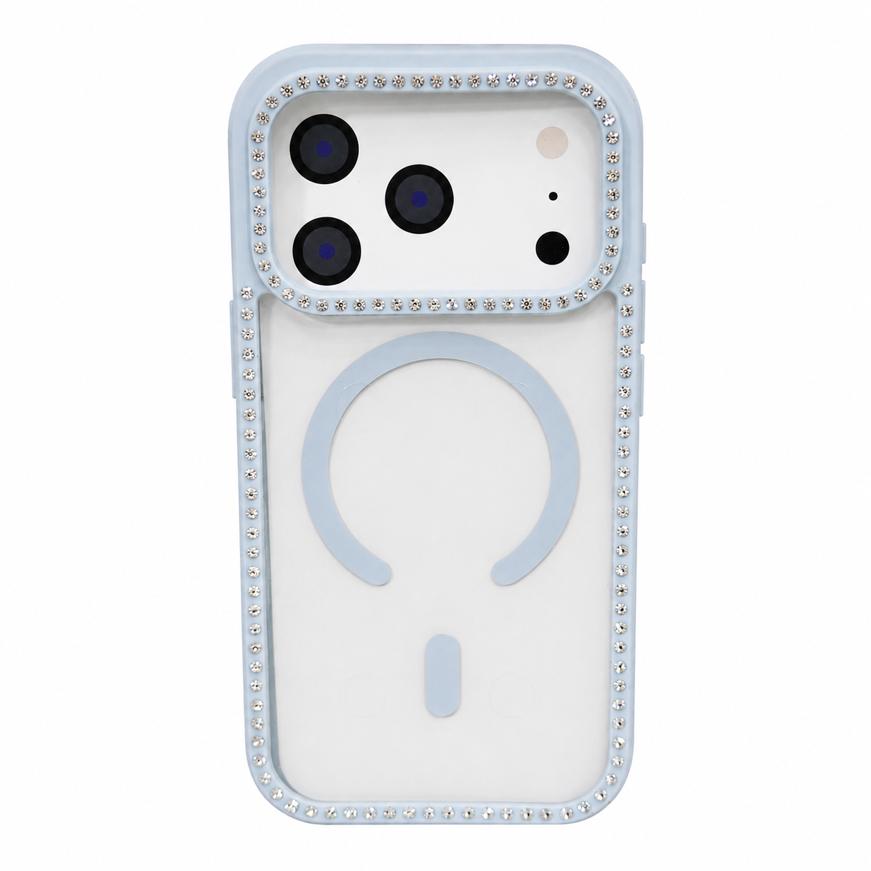 CASE DIAMOND DOBLE CELESTE IPH 17 PRO
