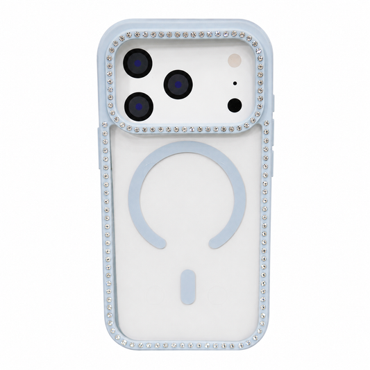 CASE DIAMOND DOBLE CELESTE IPH 17 PRO