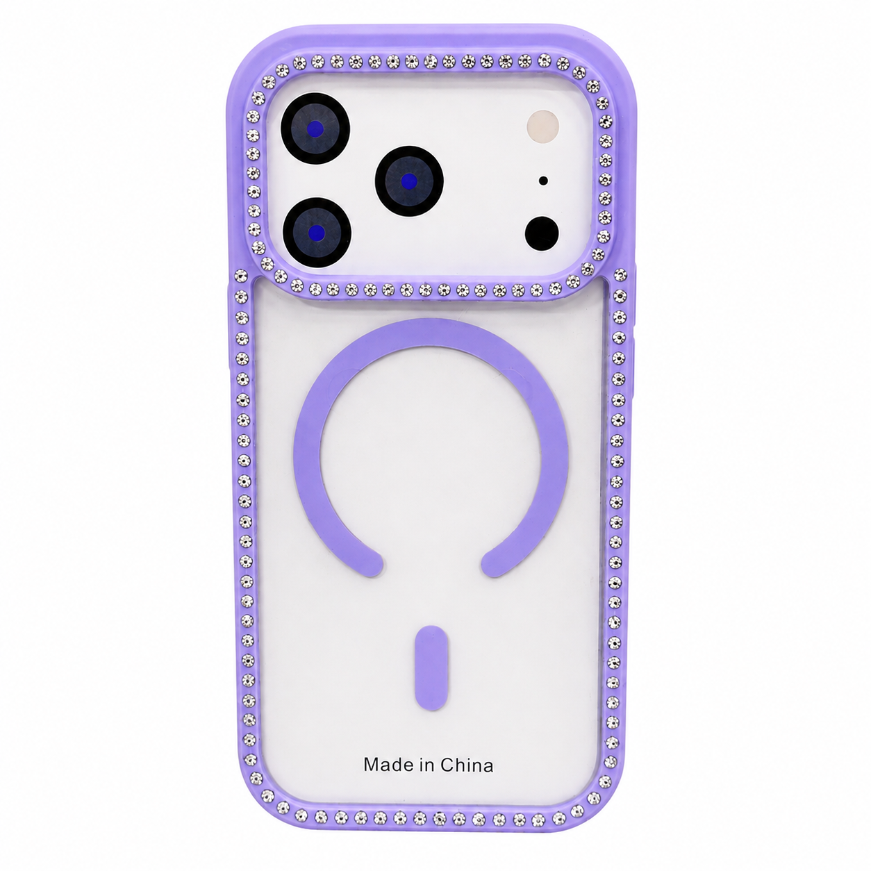 CASE DIAMOND DOBLE LILA IPH 17 PRO