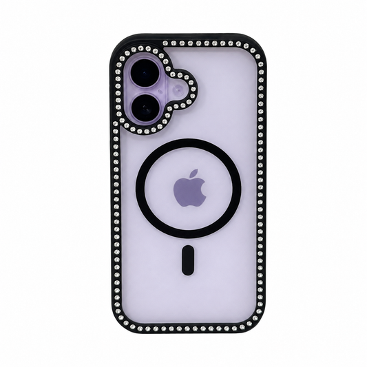 CASE DIAMOND DOBLE NEGRO IPH 17