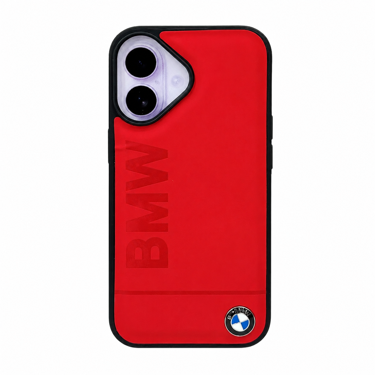 CASE ROJO GAMUSA BMW IPH 17