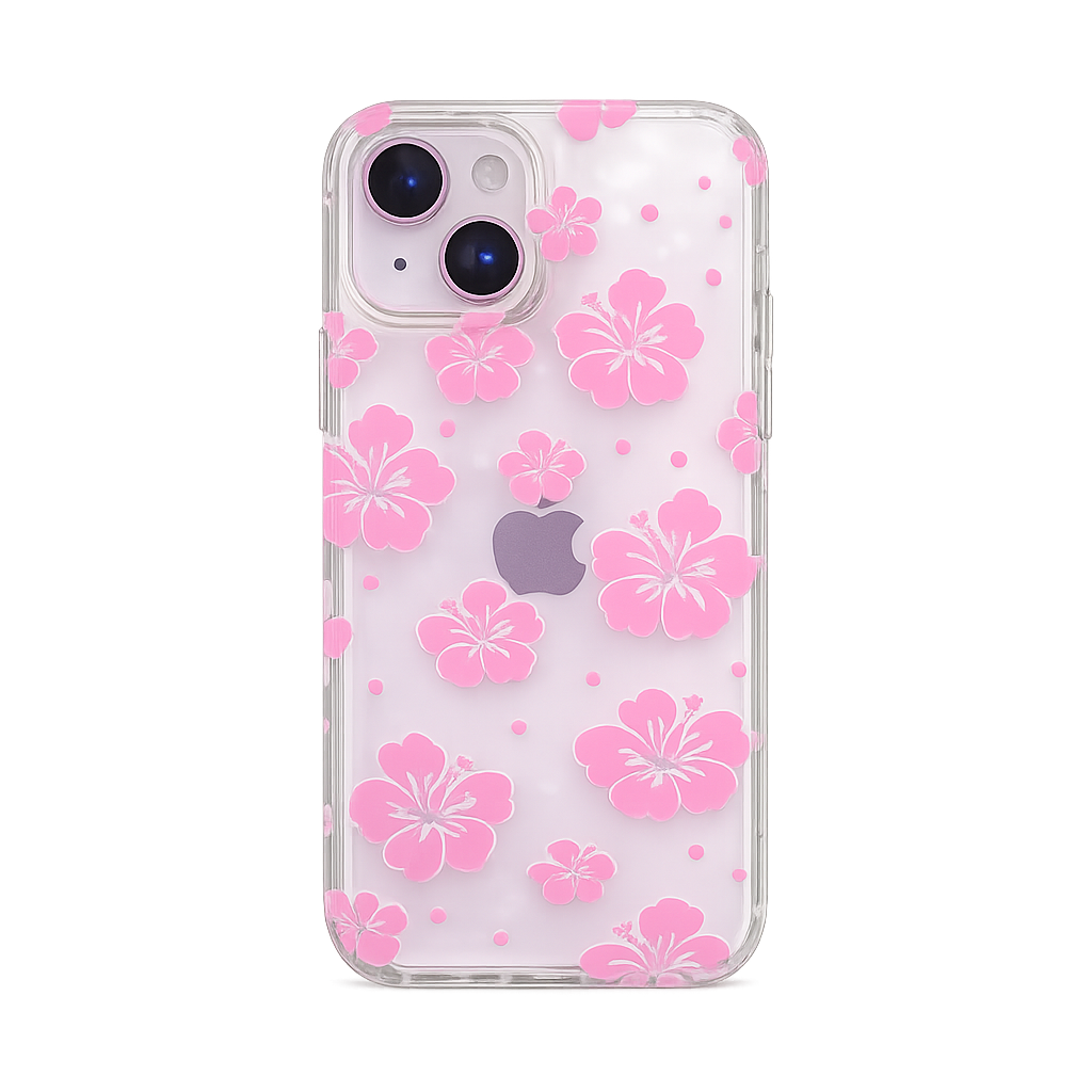 FLOR DE BONCHE ROSA+ STRAP IPH 13/14