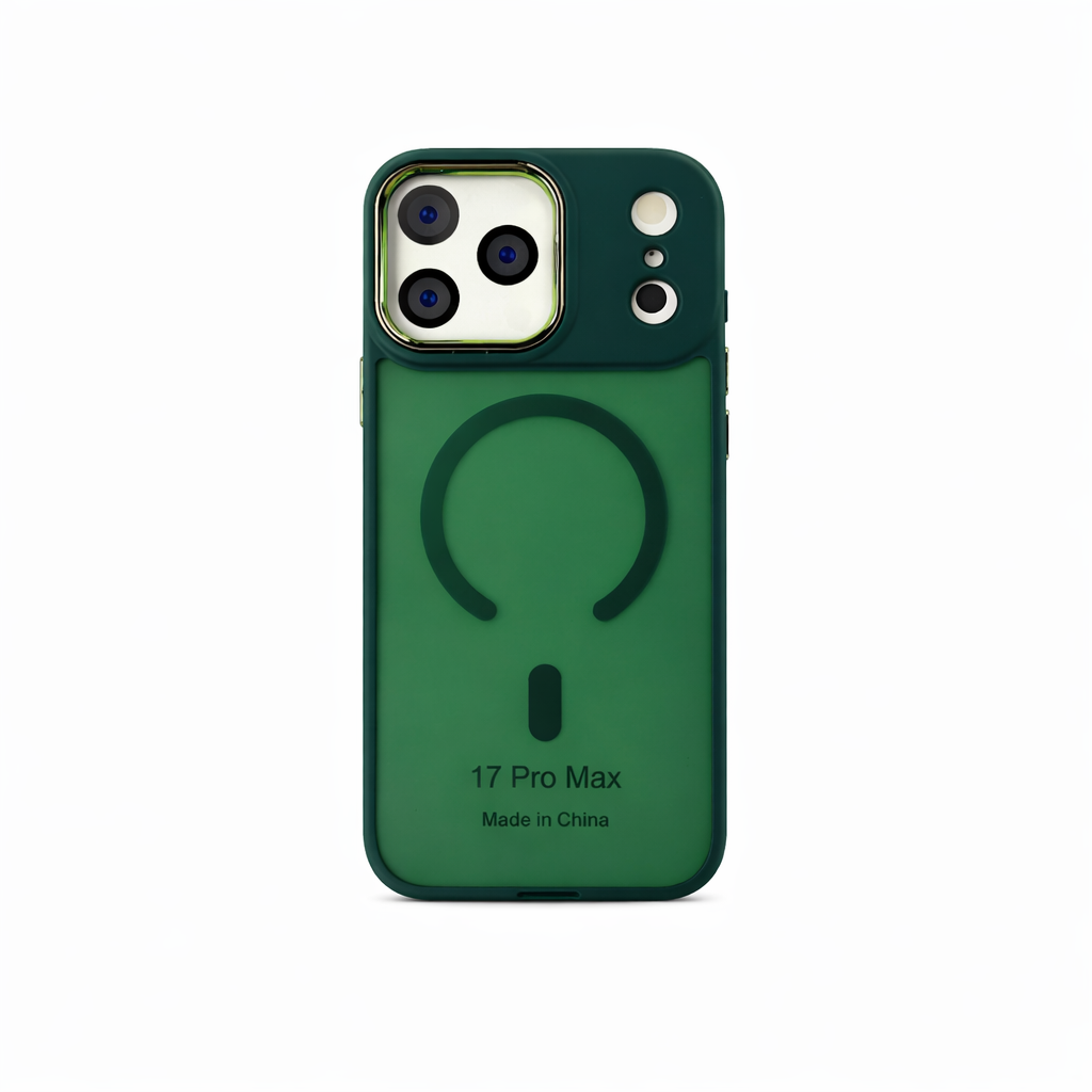 Case humo verde oscuro IPH 17 PRO MAX