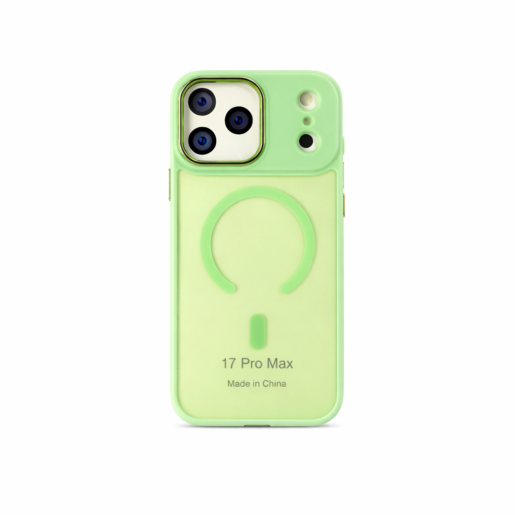 Case humo verde manzana IPH 17 PRO MAX