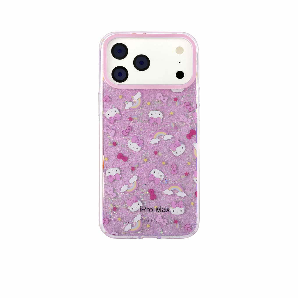 GLITTER HELLO KITTY IPH 17 PRO MAX