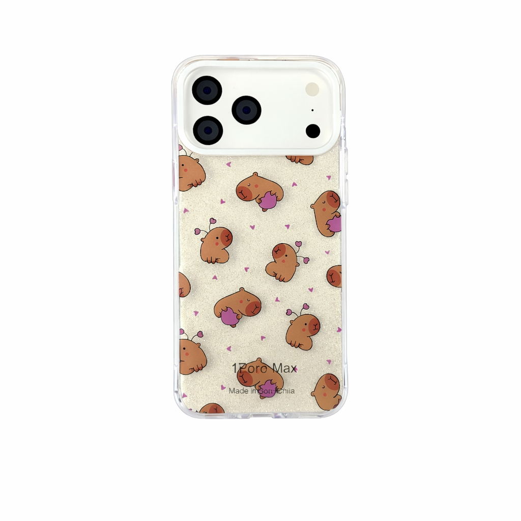 GLITTER CAPIBARA IPH 17 PRO MAX
